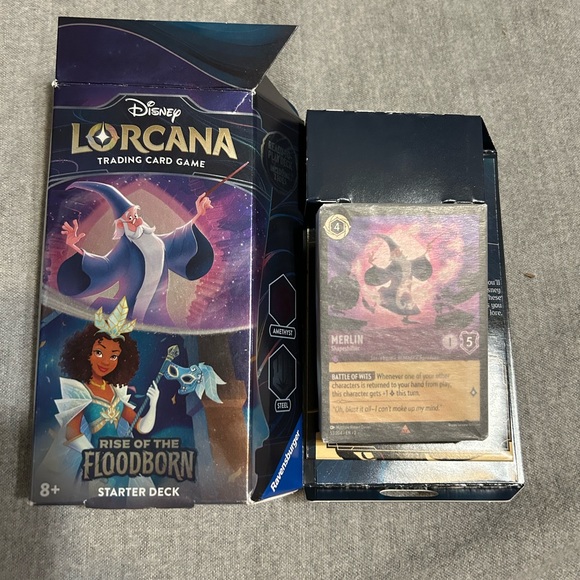 Disney Other - New Disney Lorcana Amethyst Steel Starter Deck - Everything you need to start!